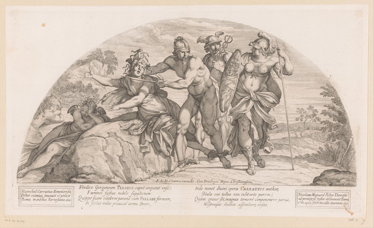 Perseus beheads Medusa
Contos da Odisseia (título da série) de Nicolas Mignard