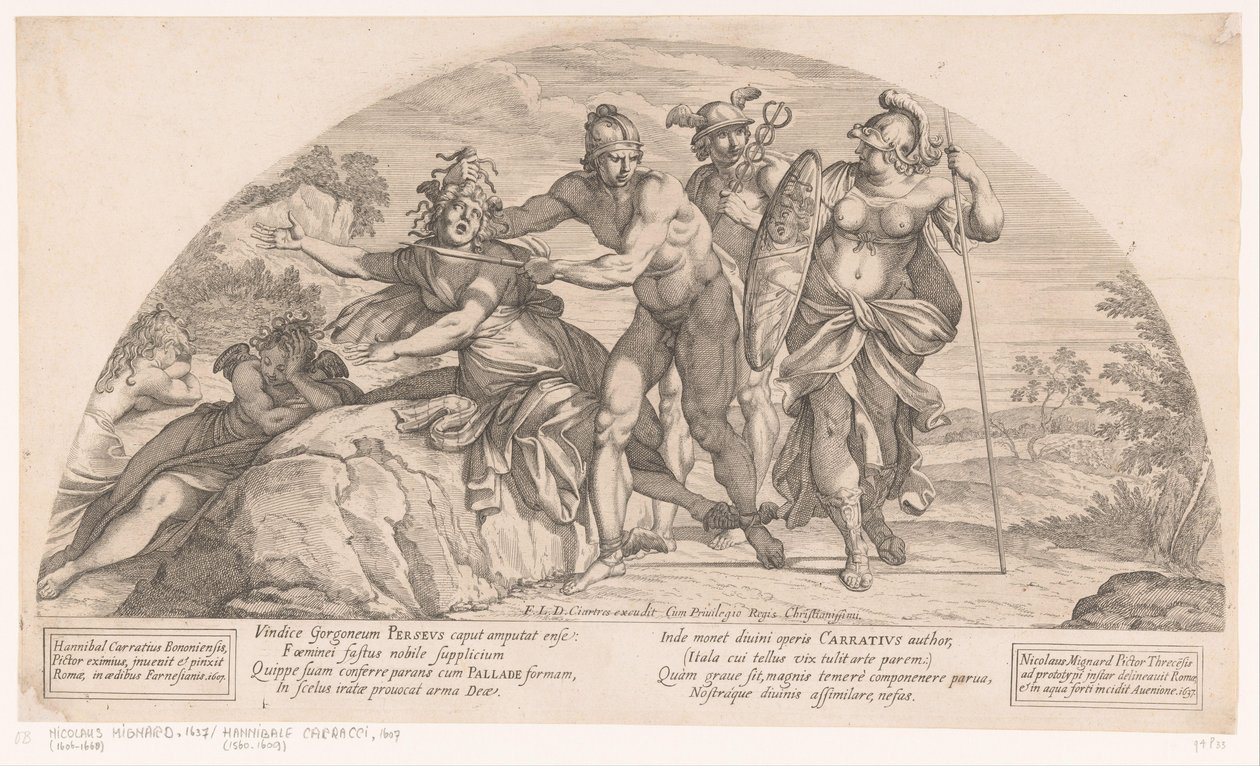 Perseus beheads Medusa
Contos da Odisseia (título da série) de Nicolas Mignard