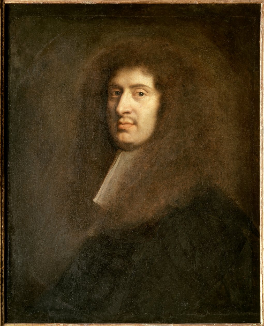 Retrato de Gabriel Nicolas de la Reynie (1625-1709), primeiro tenente de polícia de Paris sob Louis XV Pintura de Nicolas Mignard (1606-1668) Colecção privada do século XVII de Nicolas Mignard
