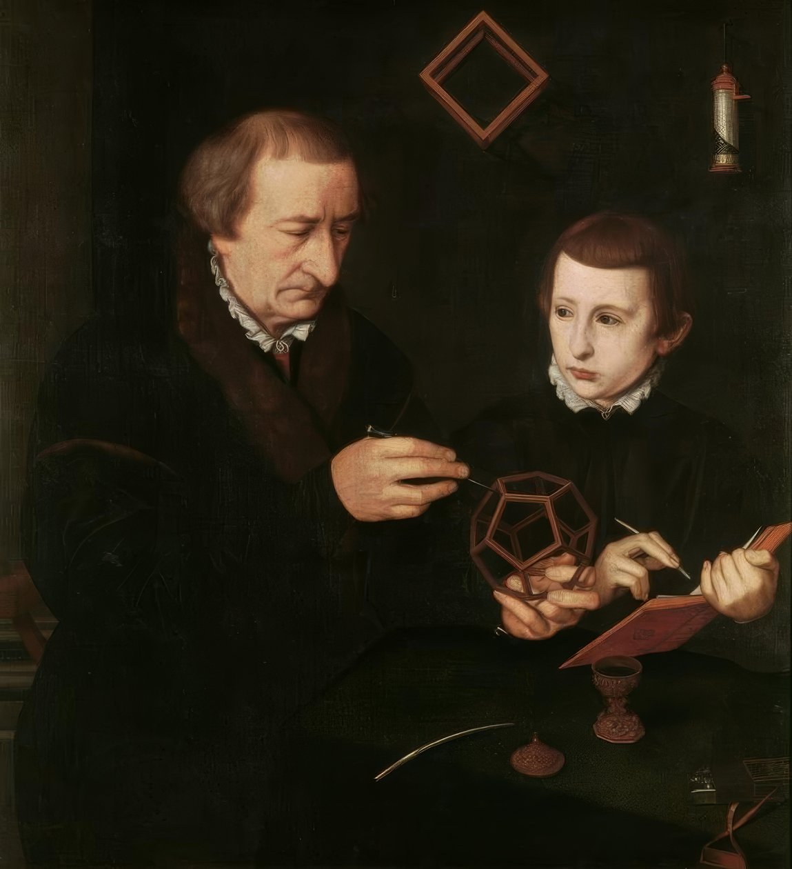 Johannes Neudörfer com o seu filho de Nicolas Neufchatel