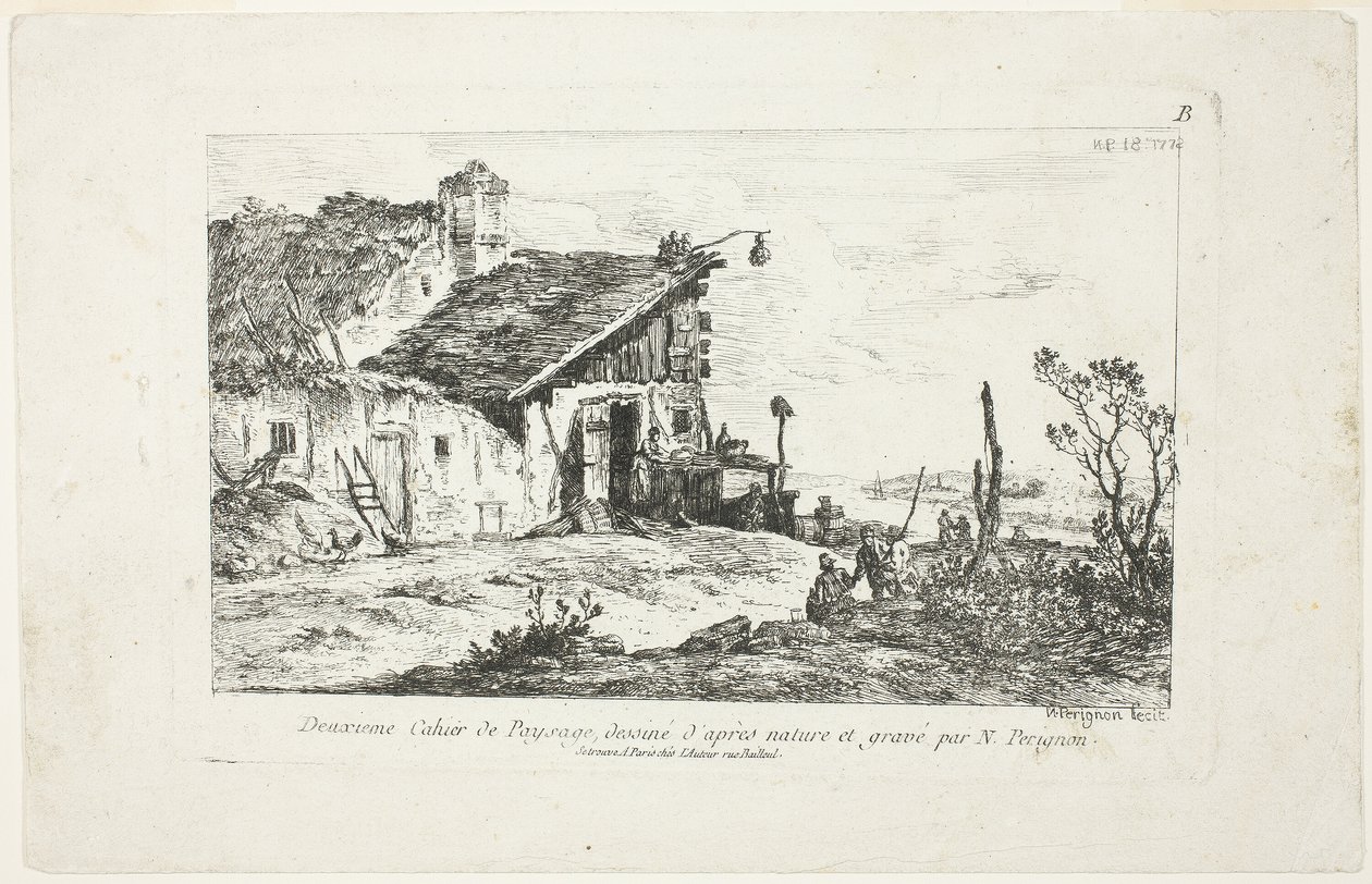 Paisagem, de Deuxieme Cahier de Paysage de Nicolas Perignon
