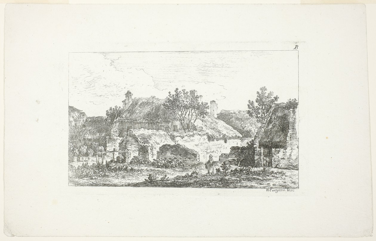 Paisagem, de Deuxieme Cahier de Paysage de Nicolas Perignon
