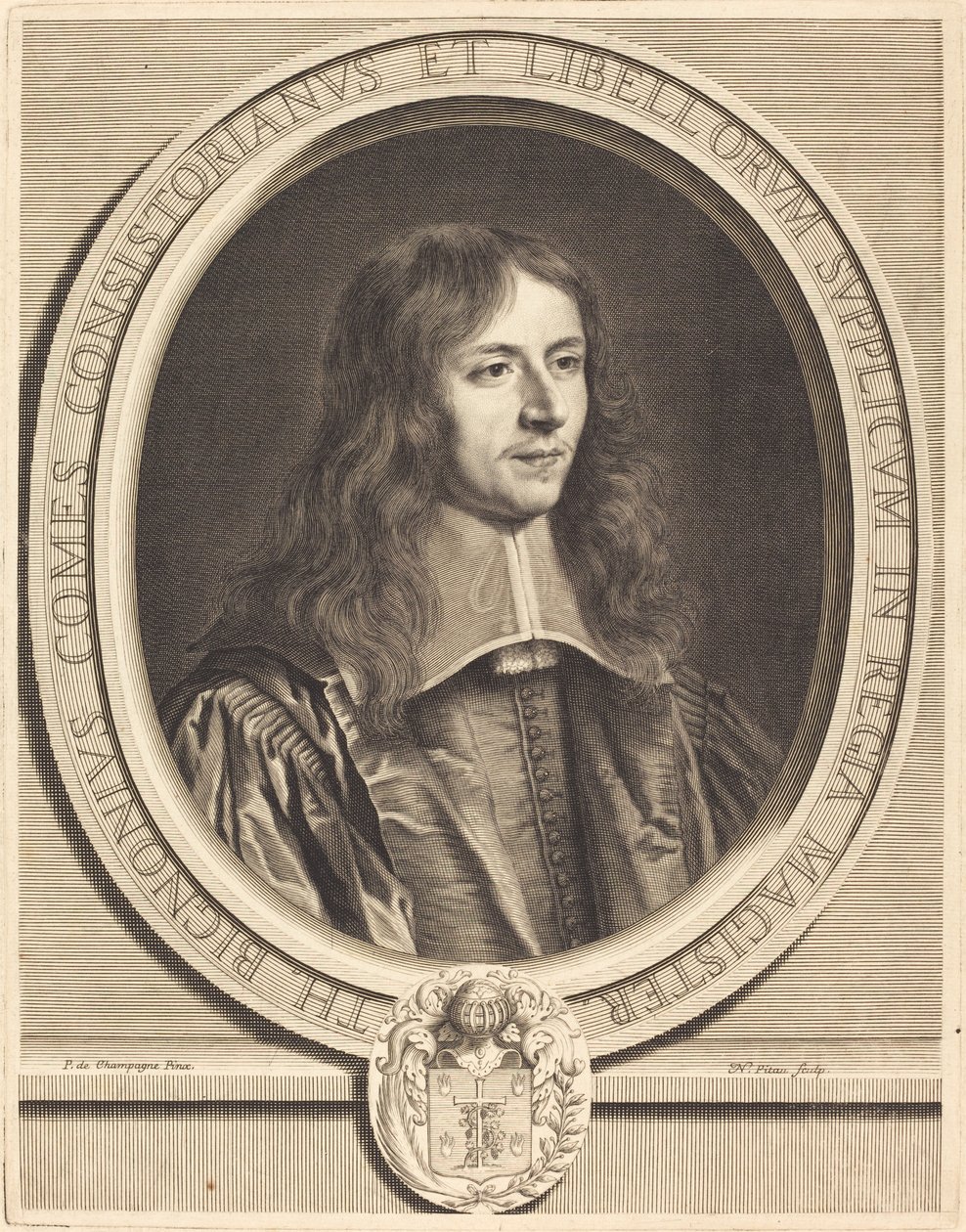 Thierry Bignon de Nicolas Pitau I after Philippe de Champaigne