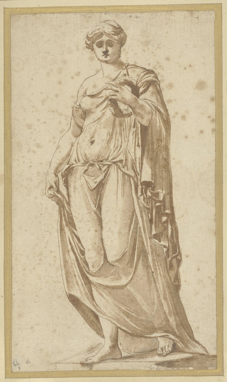 Flora Farnese, vista de frente de Nicolas Poussin (possibly)