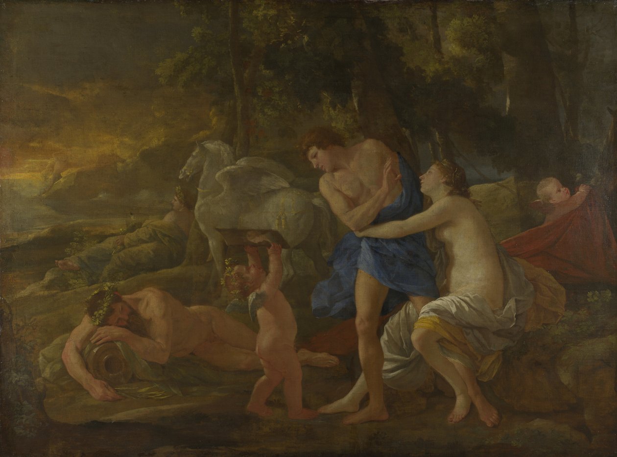 Cefalus e Aurora, c.1630 de Nicolas Poussin
