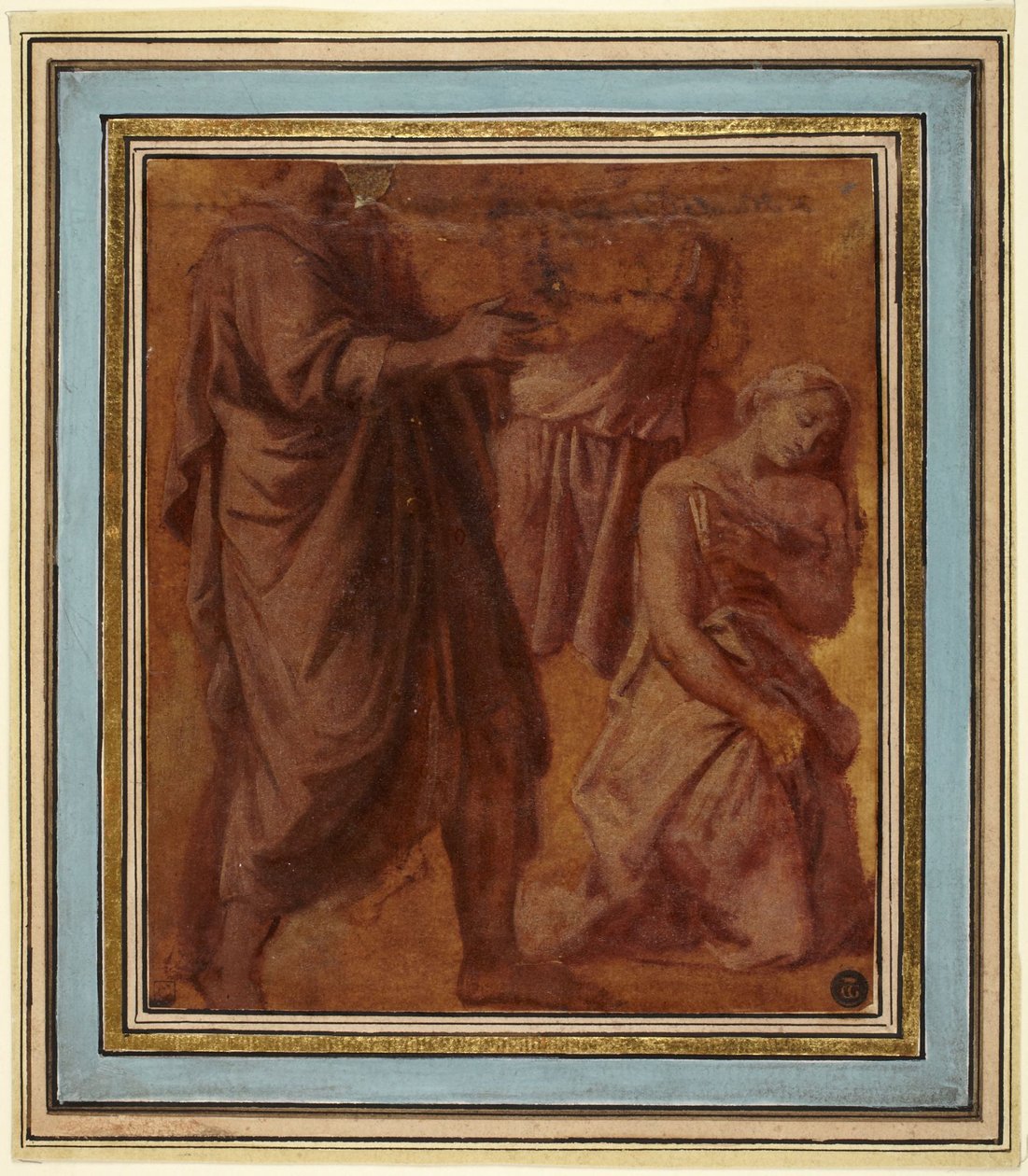 Christus und die Ehebrecherin de Nicolas Poussin