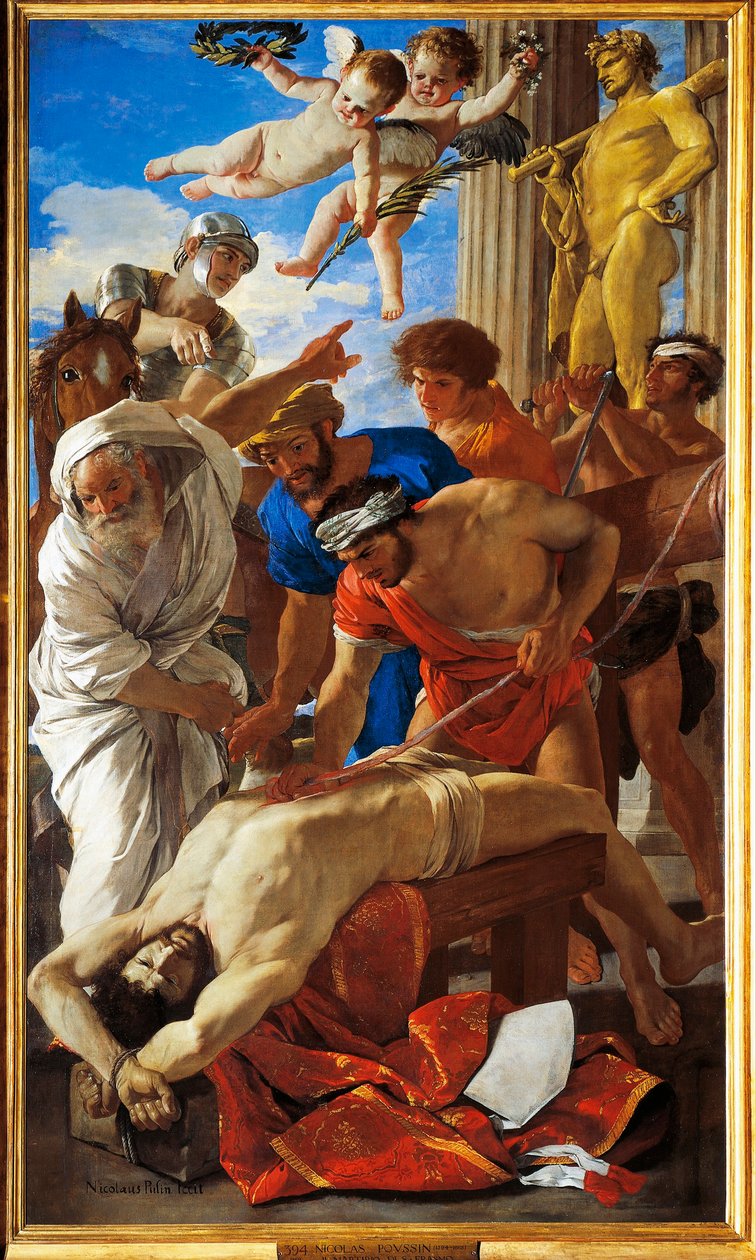 Itália, Roma, Martírio de São Erasmo de Nicolas Poussin