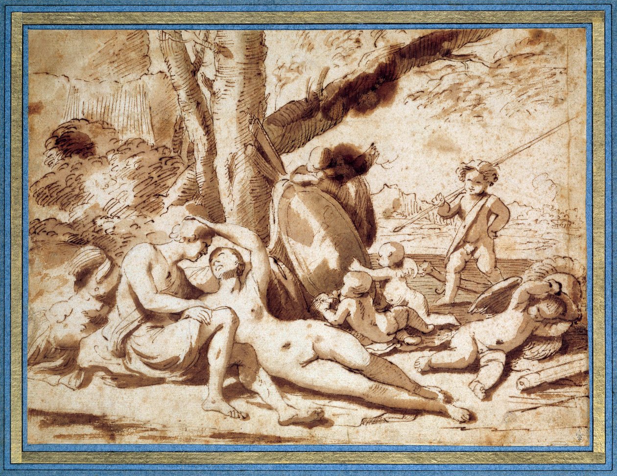 Marte e Vénus de Nicolas Poussin
