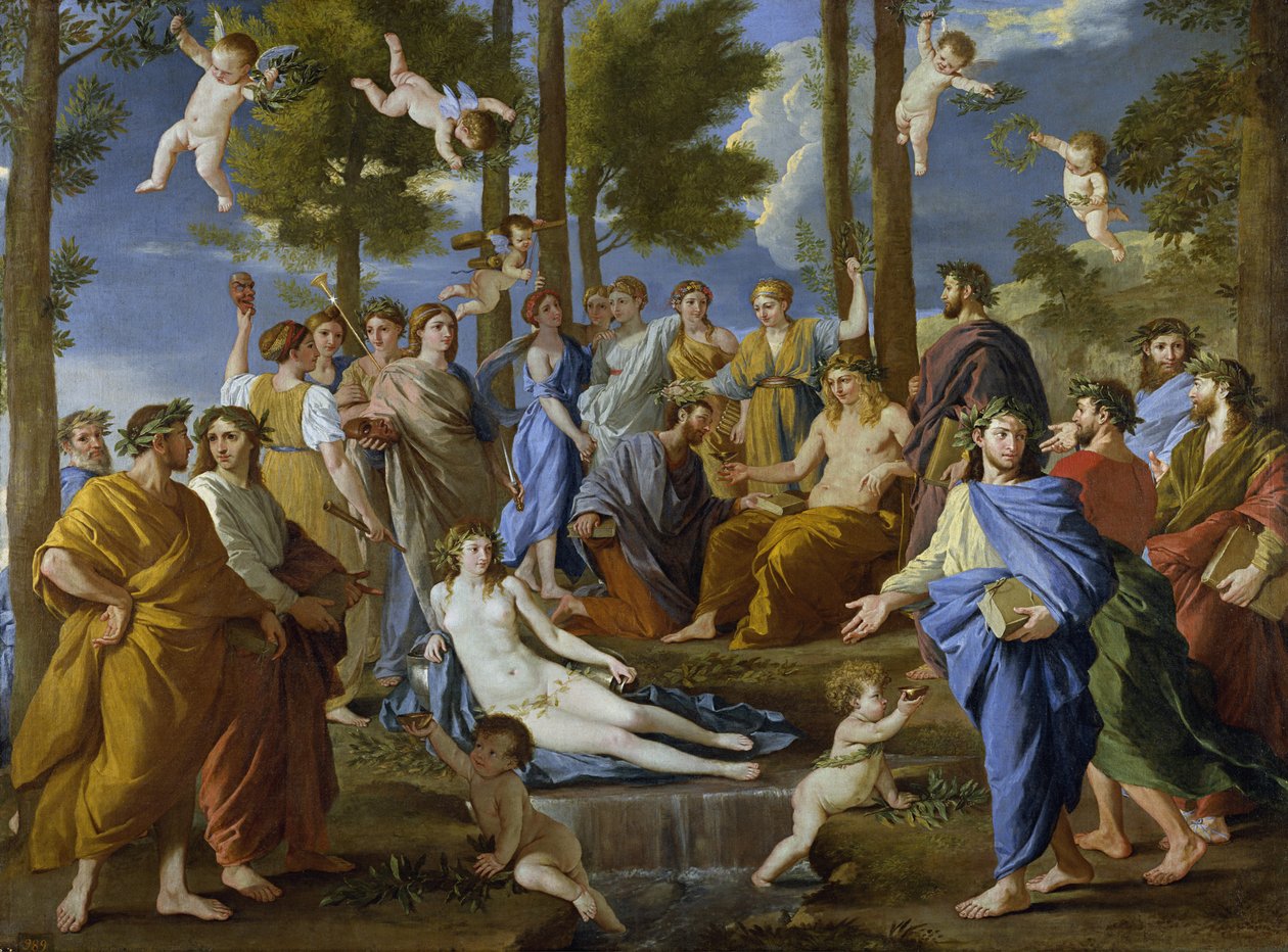Parnassus, 1631 de Nicolas Poussin