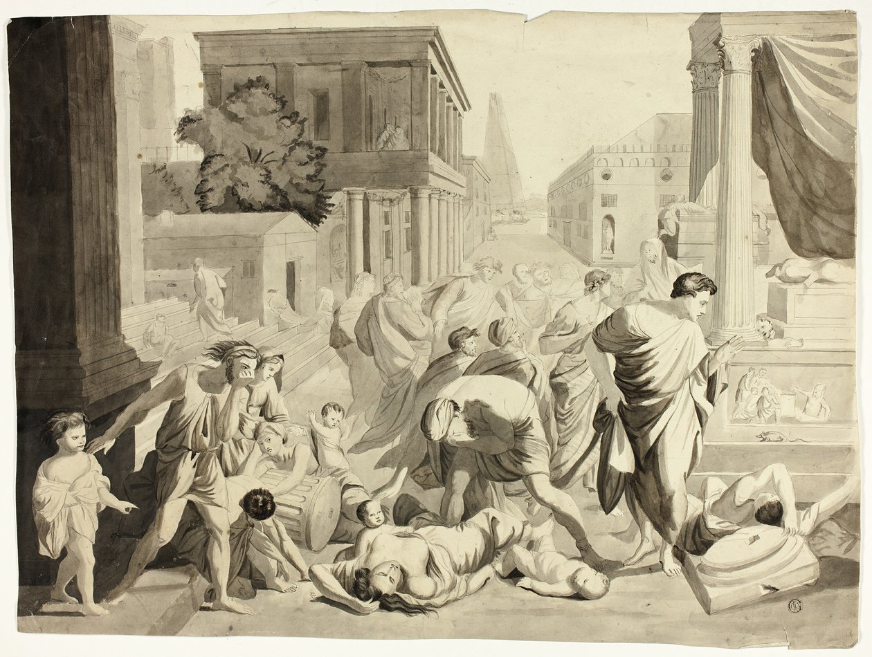 Praga de Ashtod de Nicolas Poussin