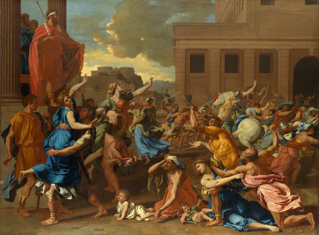 Violação das mulheres Sabine de Nicolas Poussin