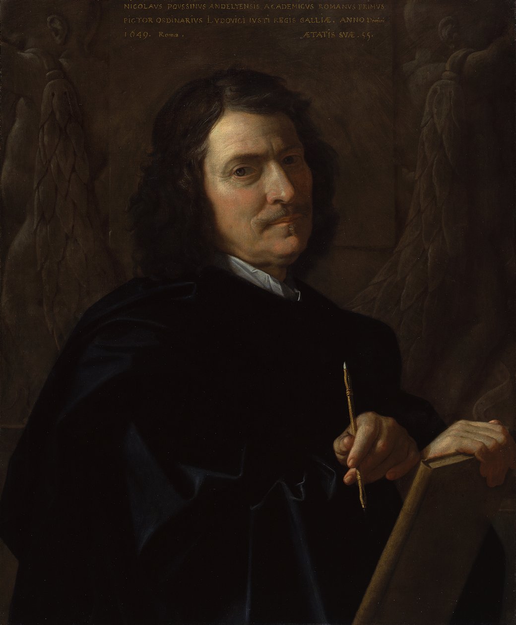 Autorretrato de Nicolas Poussin