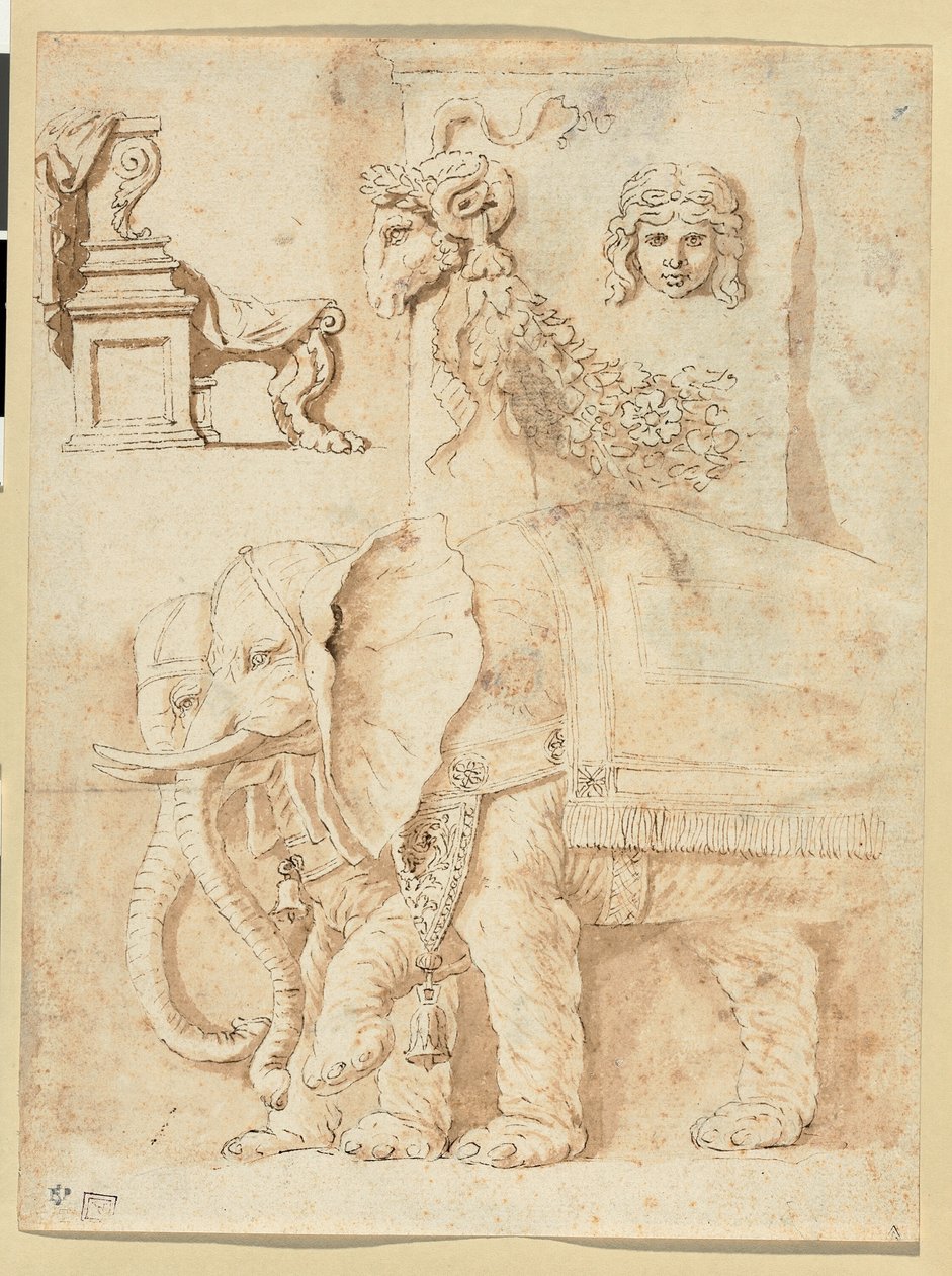 Estudos sobre Andrea Mantegna, Giulio Romano e a Antiguidade de Nicolas Poussin