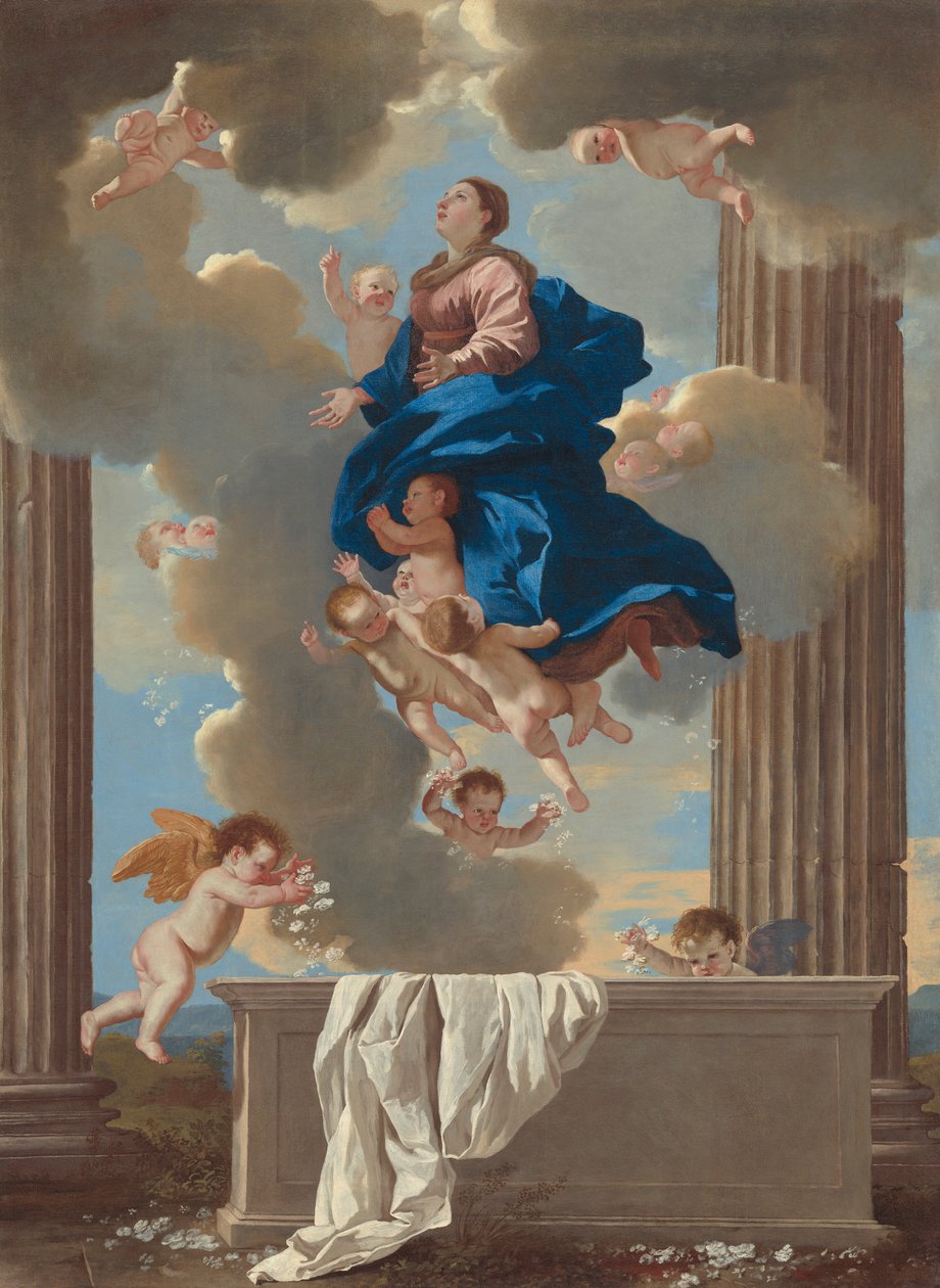 A Assunção da Virgem, c.1630-32 de Nicolas Poussin