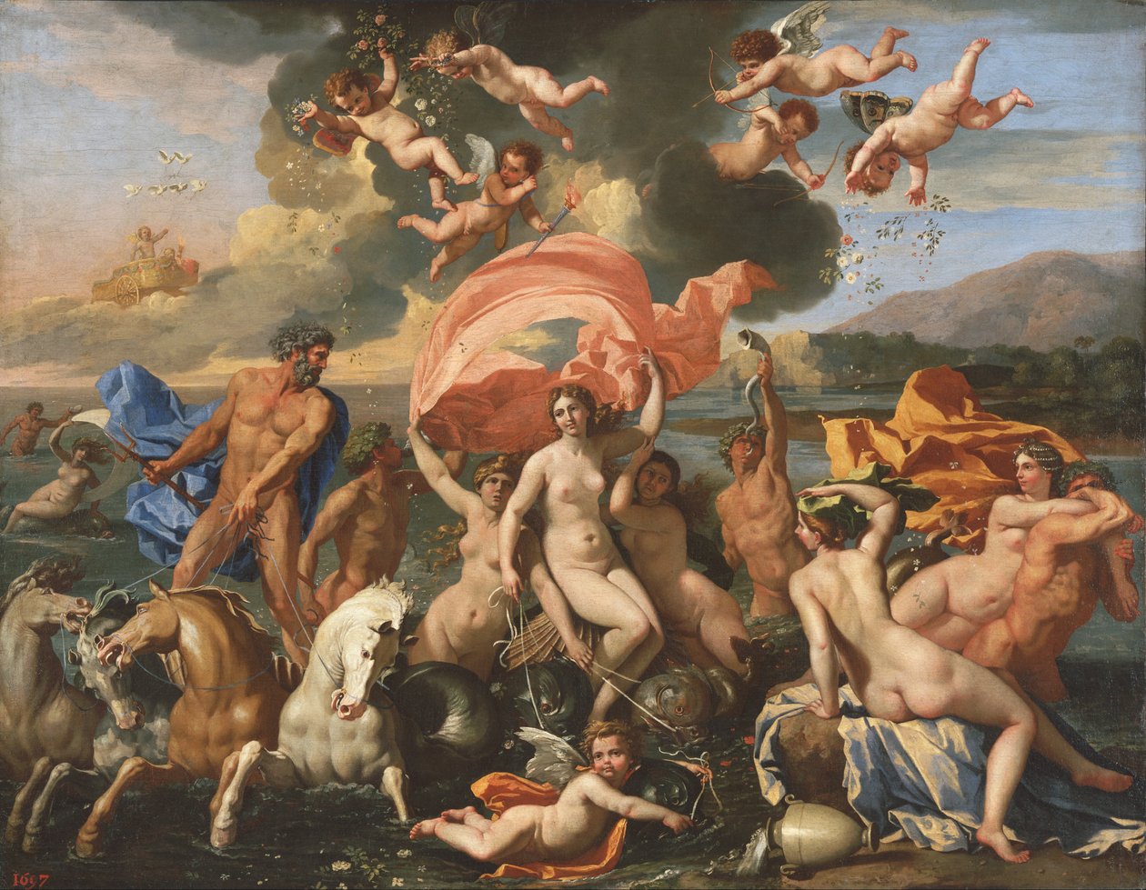 O nascimento de Vénus de Nicolas Poussin