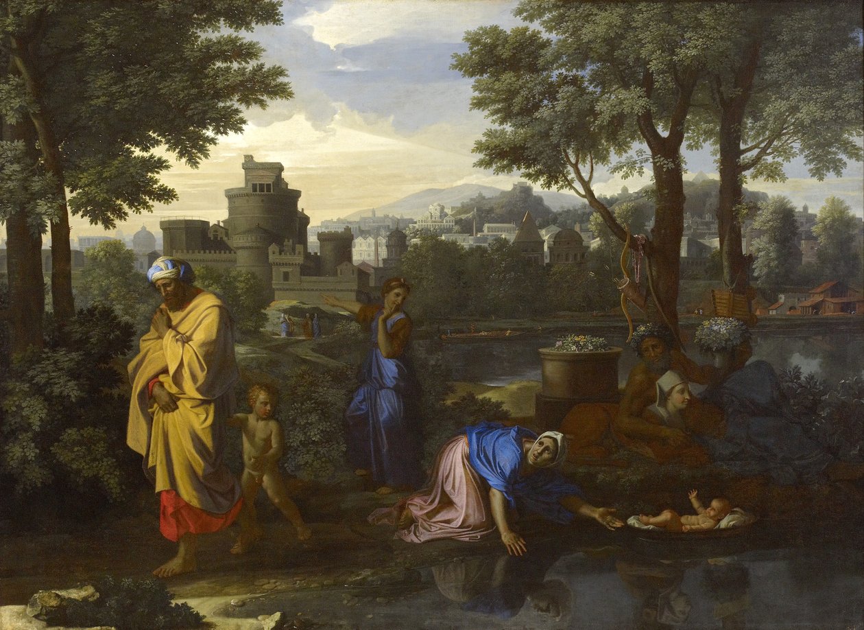 A descoberta de Moisés de Nicolas Poussin