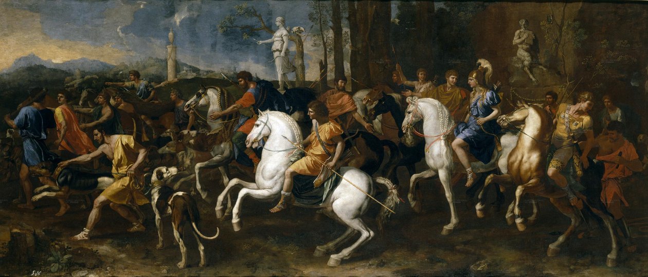 A caça ao meleagro, 1634-9 de Nicolas Poussin