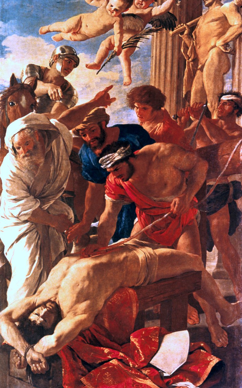 O Martírio de São Erasmo, 1624 de Nicolas Poussin