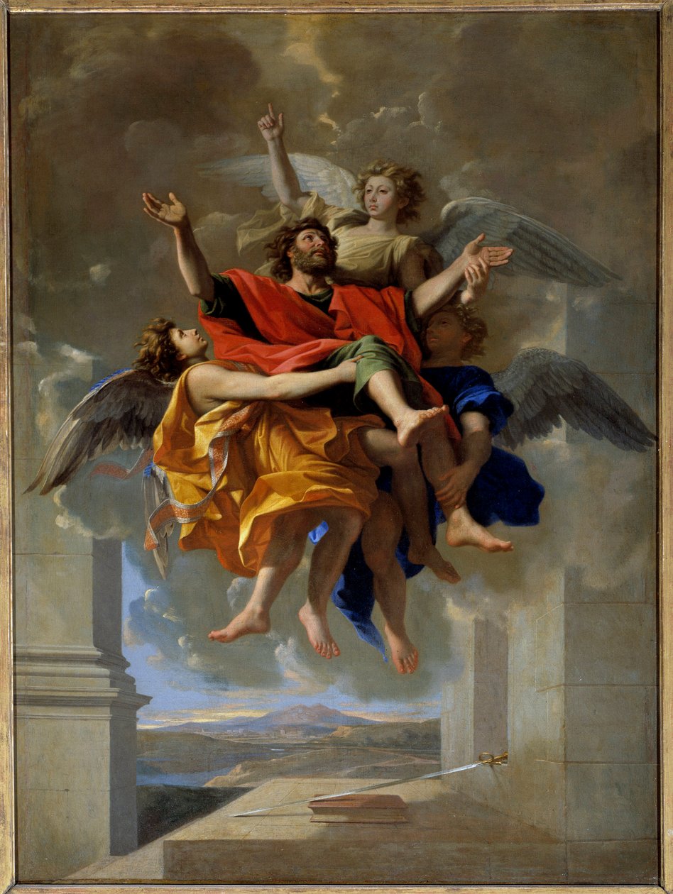 A Visão de São Paulo, 1649-50 de Nicolas Poussin