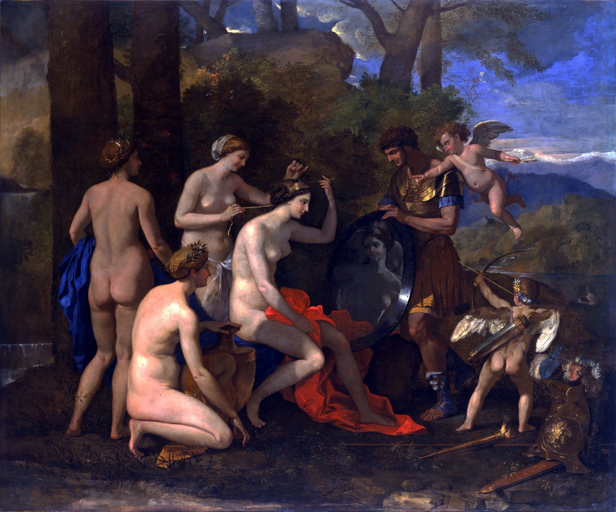 Vénus e Marte de Nicolas Poussin