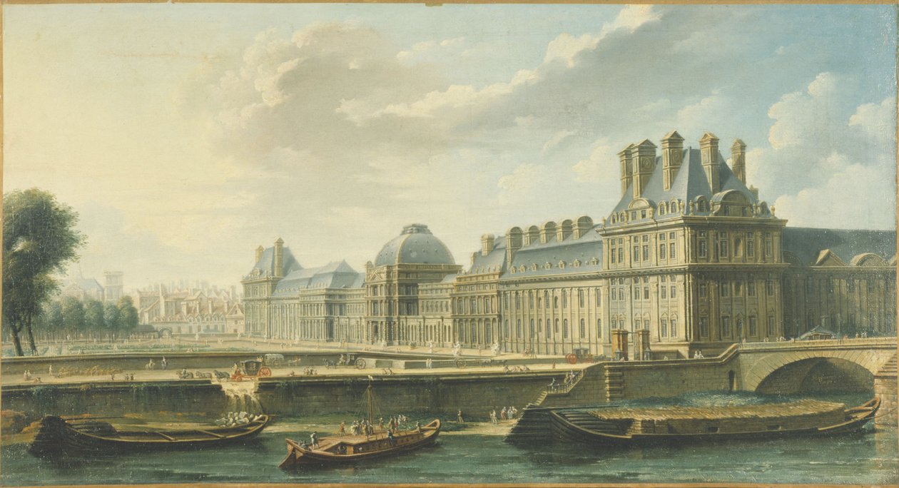 O Palácio das Tulherias, visto do Quai d