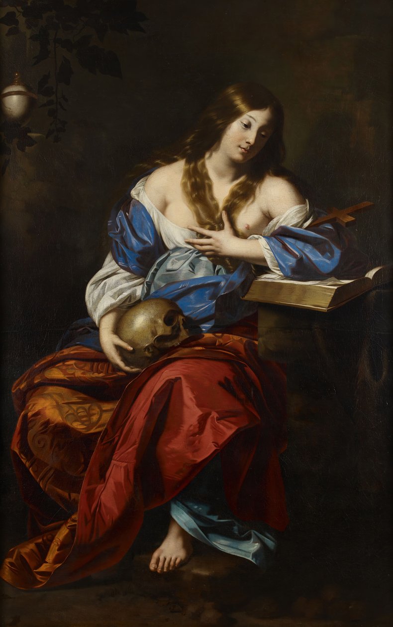 A Madalena Penitente, 1655-1665. de Nicolas Regnier