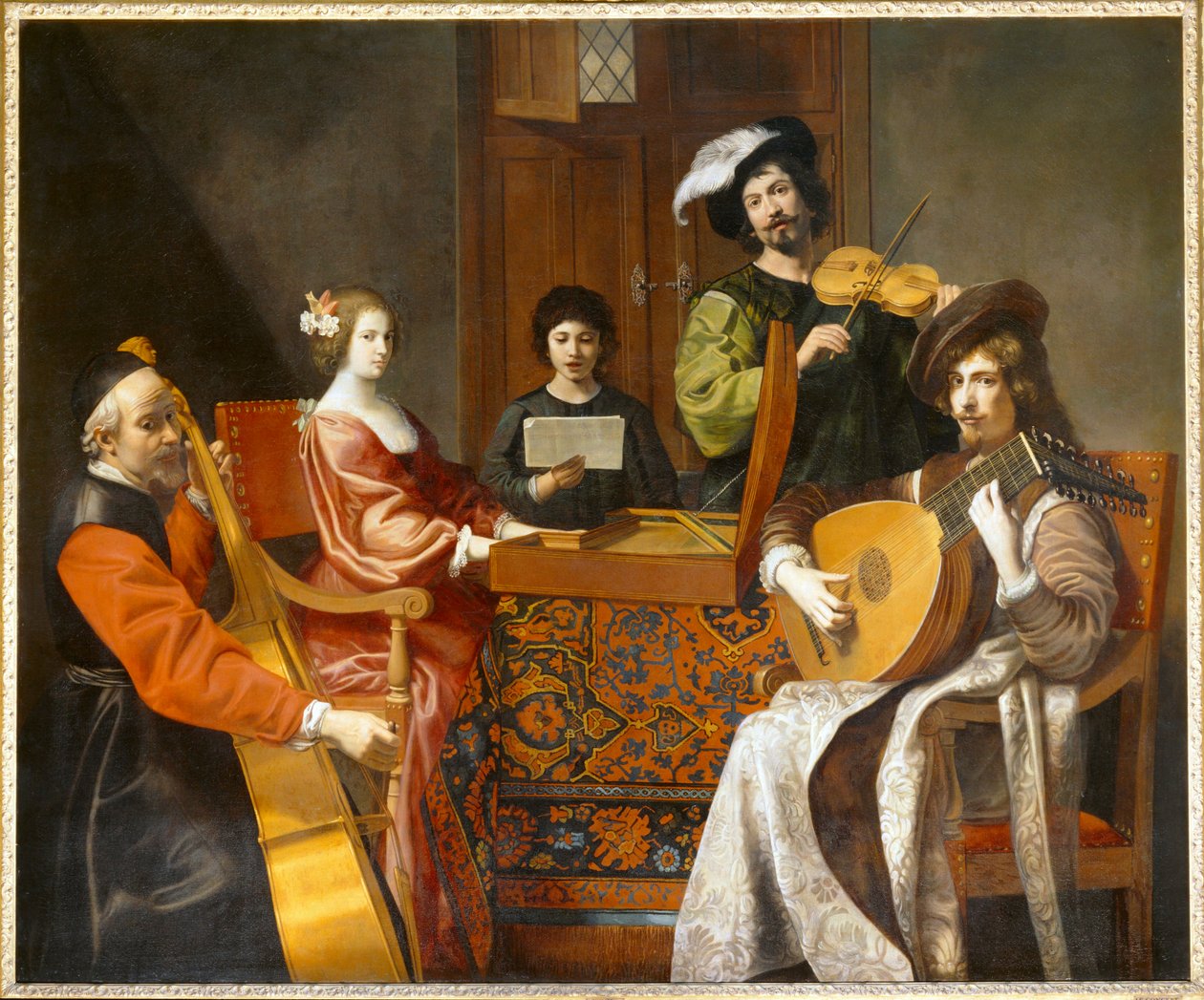Le Concert - O concerto ... de Nicolas Tournier