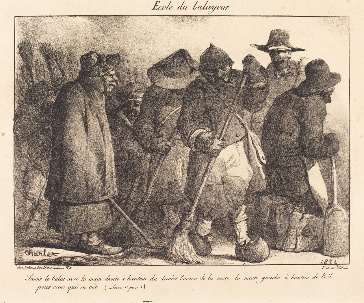 Escola do varredor de Nicolas Toussaint Charlet