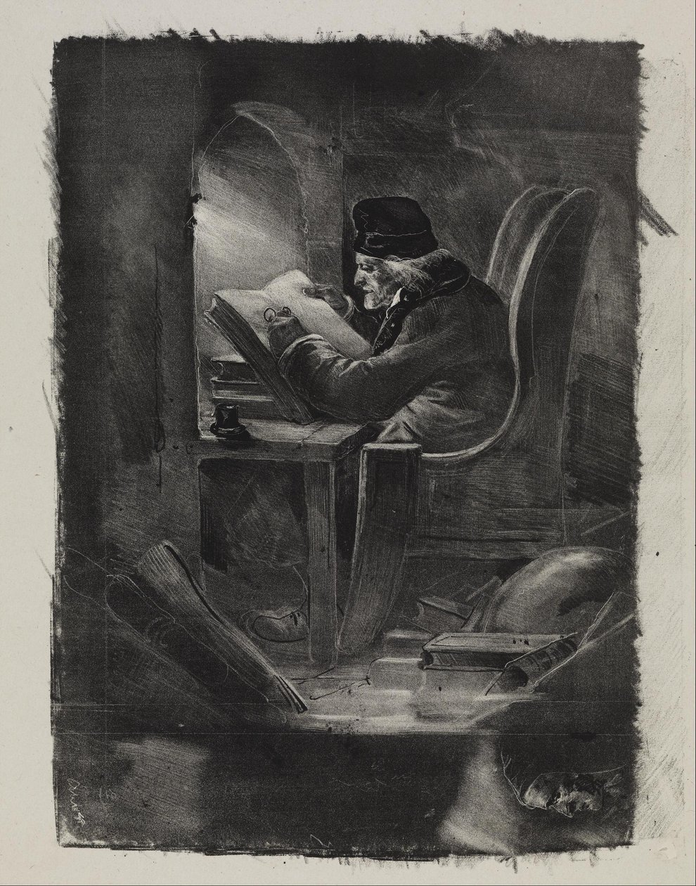 Ensaio à maneira negra (um geógrafo) de Nicolas Toussaint Charlet