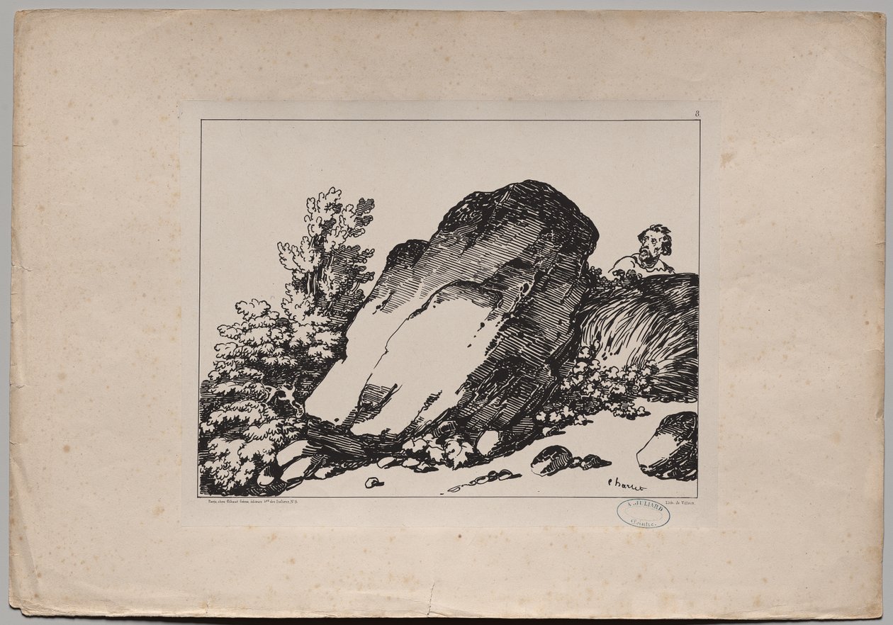 Paisagem com Pedra Grande de Nicolas Toussaint Charlet