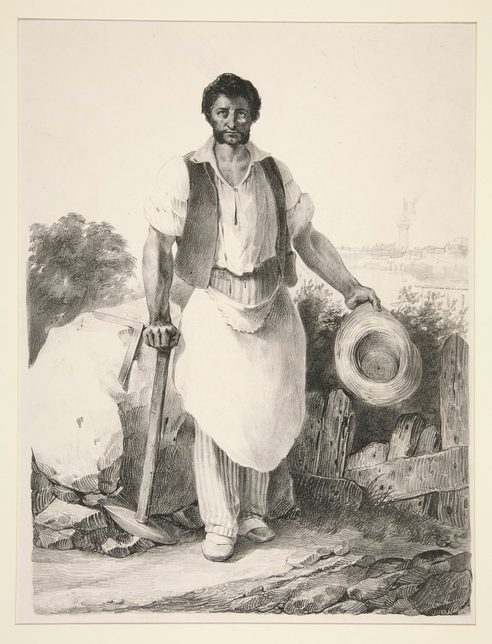 O pedreiro de Nicolas Toussaint Charlet