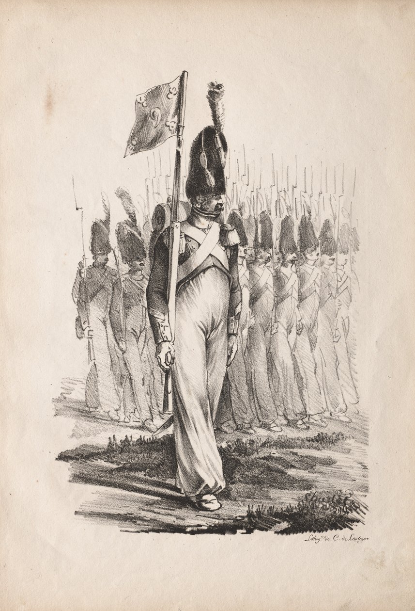 Trajes Militares: Carabiners Sargent, Guia Geral de Nicolas Toussaint Charlet
