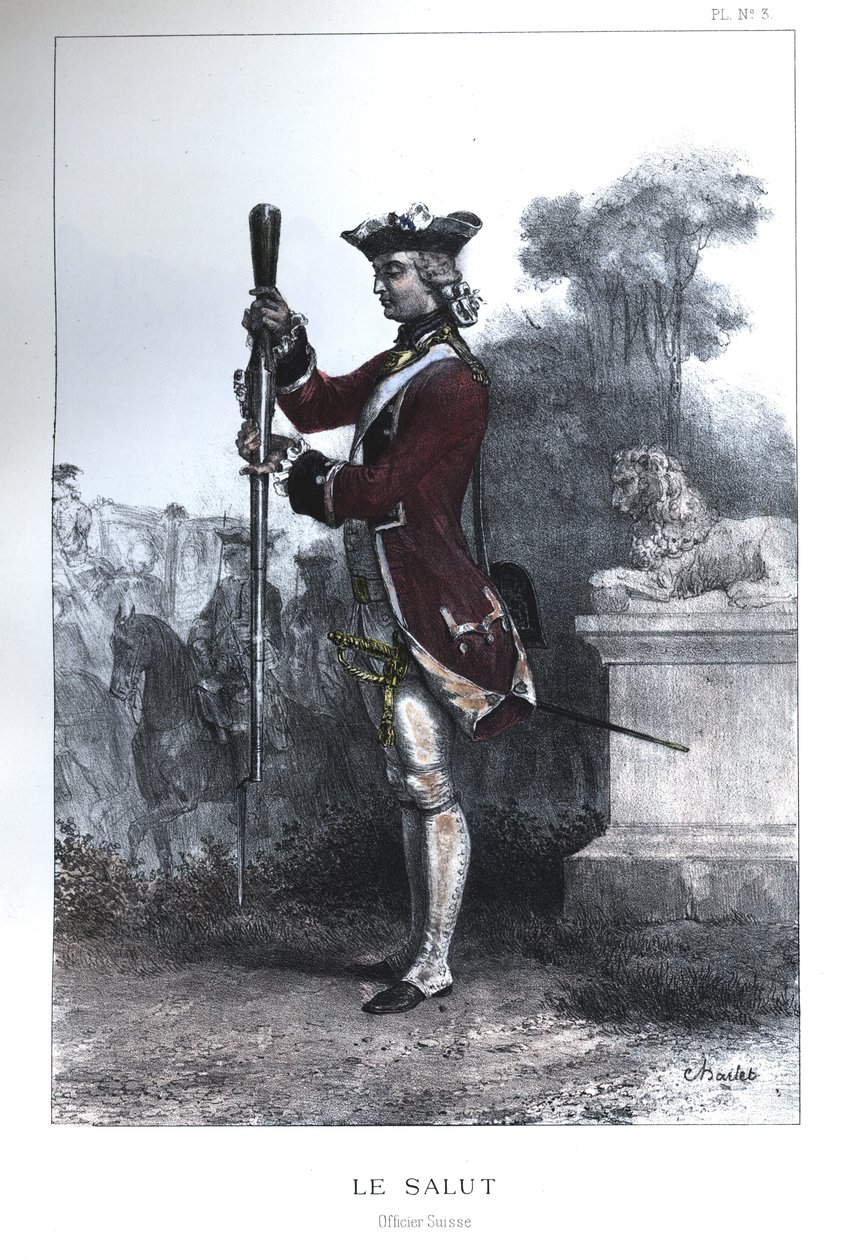 Oficial da Guarda Suíça de Nicolas Toussaint Charlet