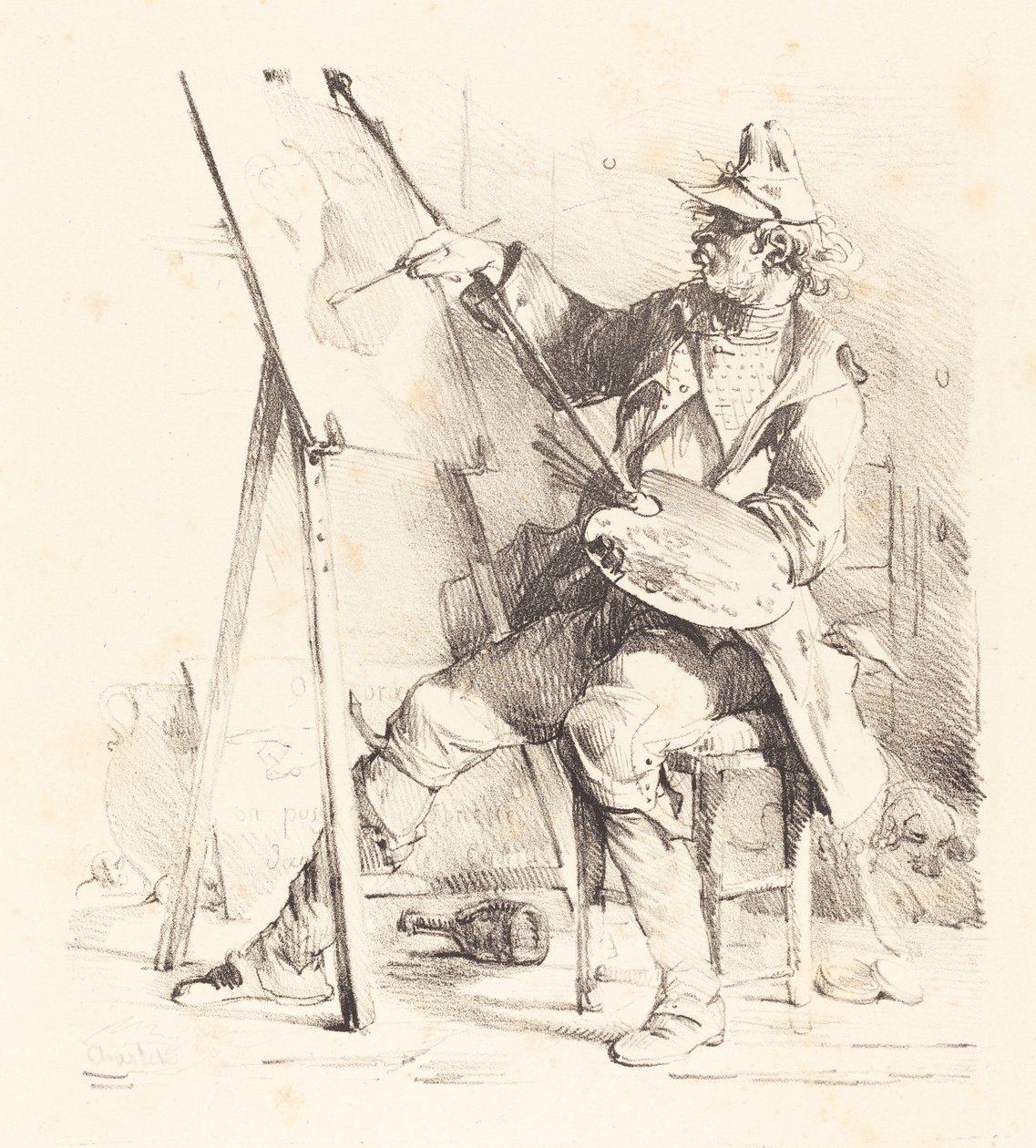O Pintor de Sinais de Nicolas Toussaint Charlet