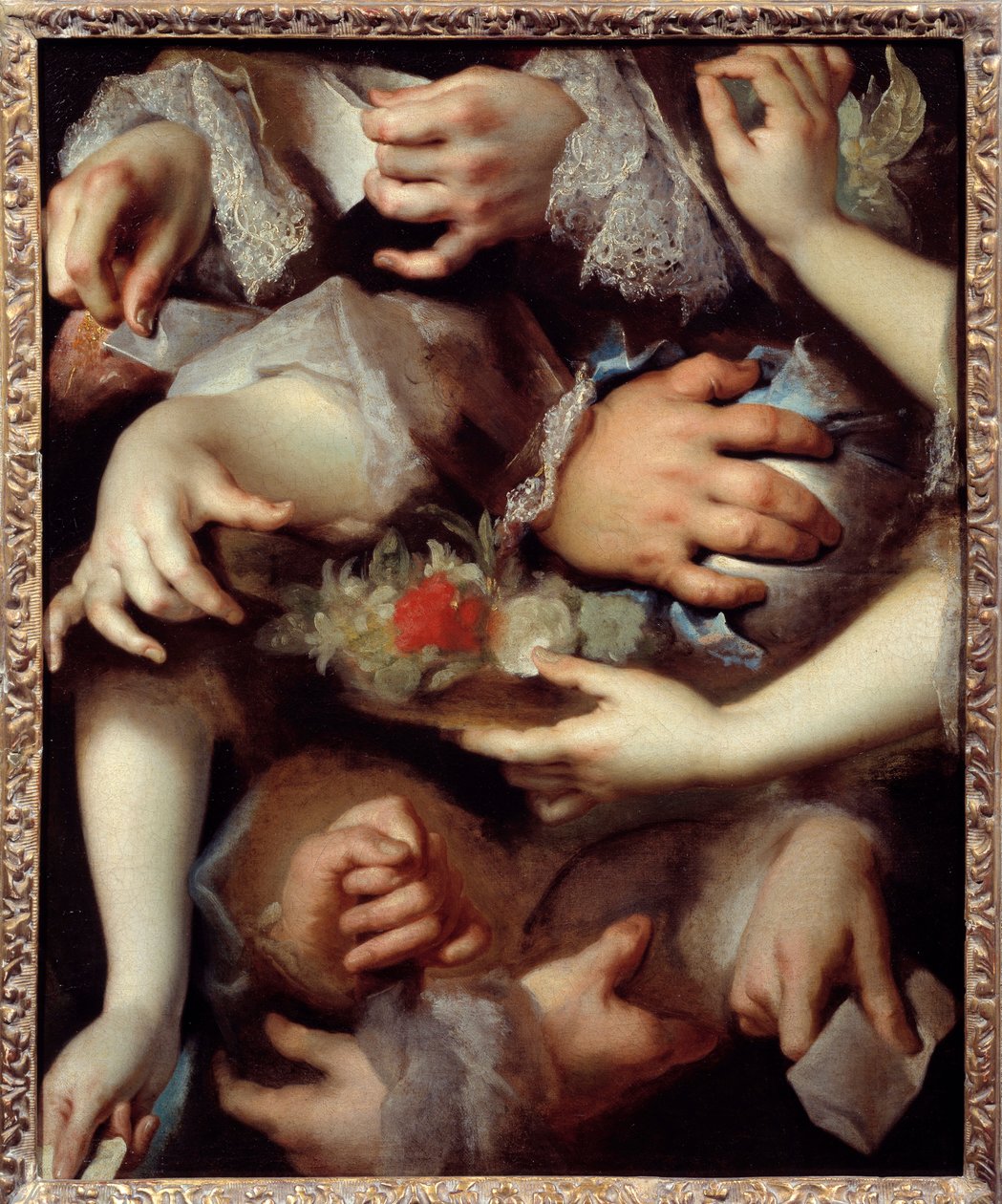 Estudos manuais. Pintura de Nicolas De Largilliere (1656-1746) de Nicolas de Largillière