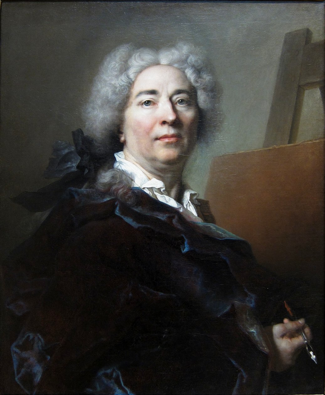 Francês:  Autoportrait Autorretrato de Nicolas de Largillière