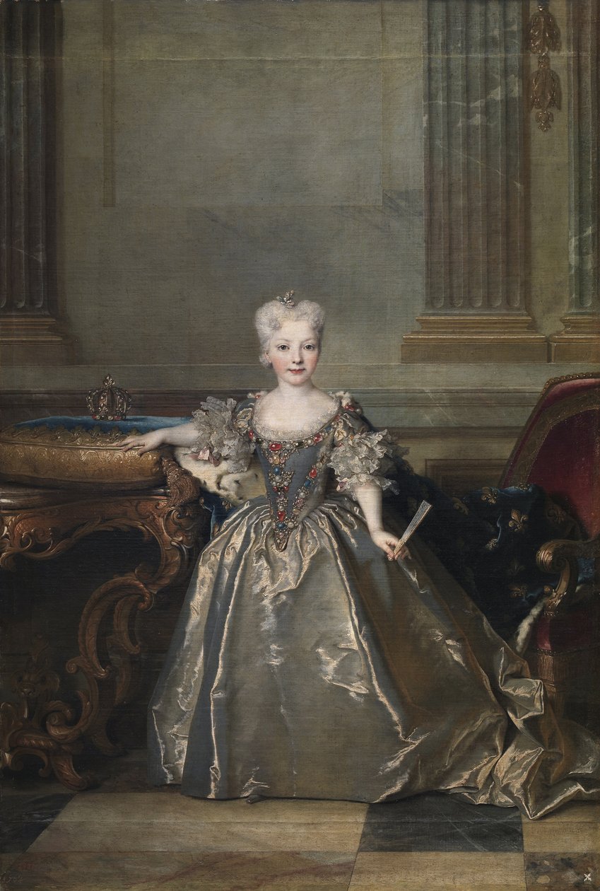 Infanta Mariana Vitória da Espanha, 1724 de Nicolas de Largillière