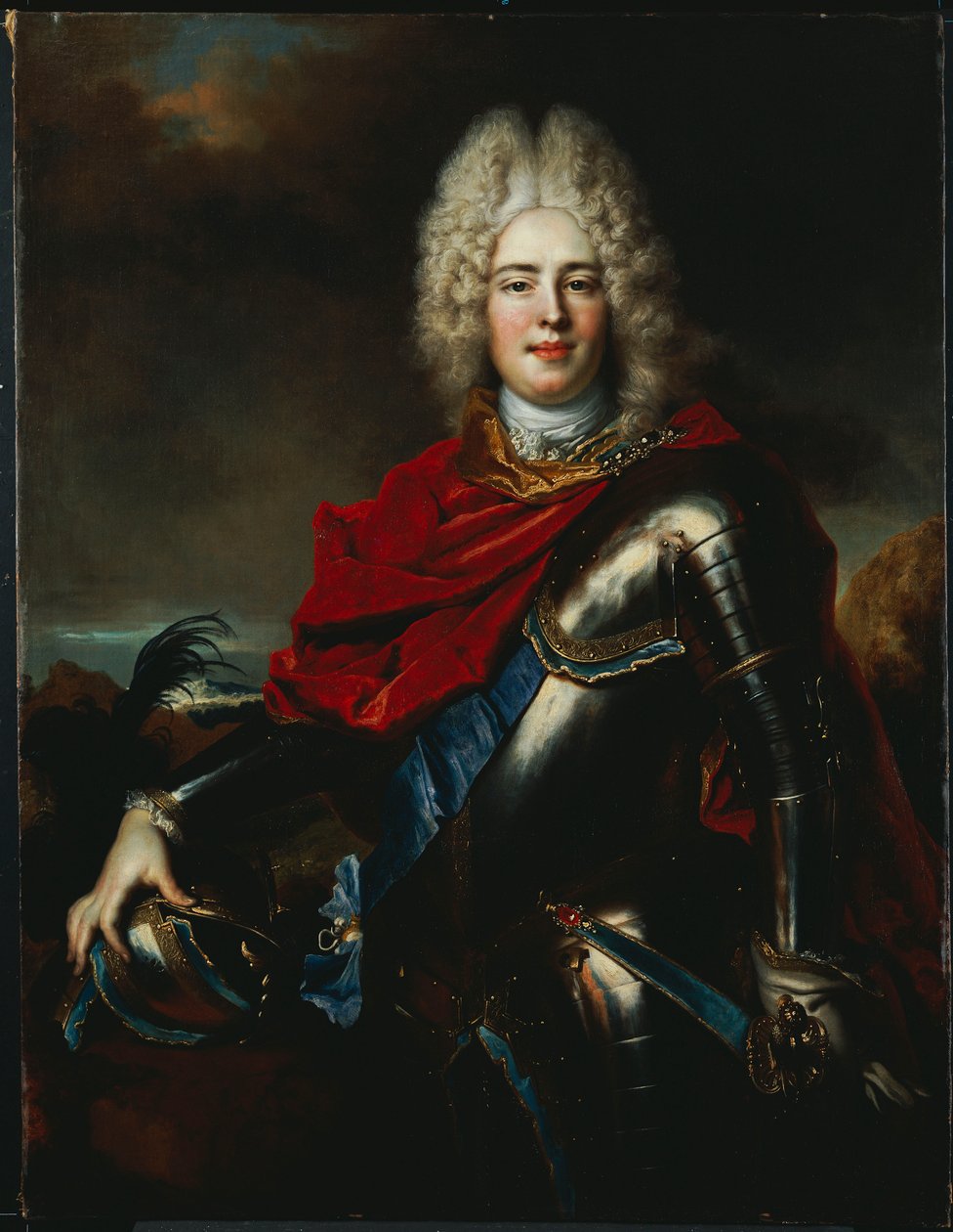 Retrato de Frederico Augusto II da Saxônia de Nicolas de Largillière