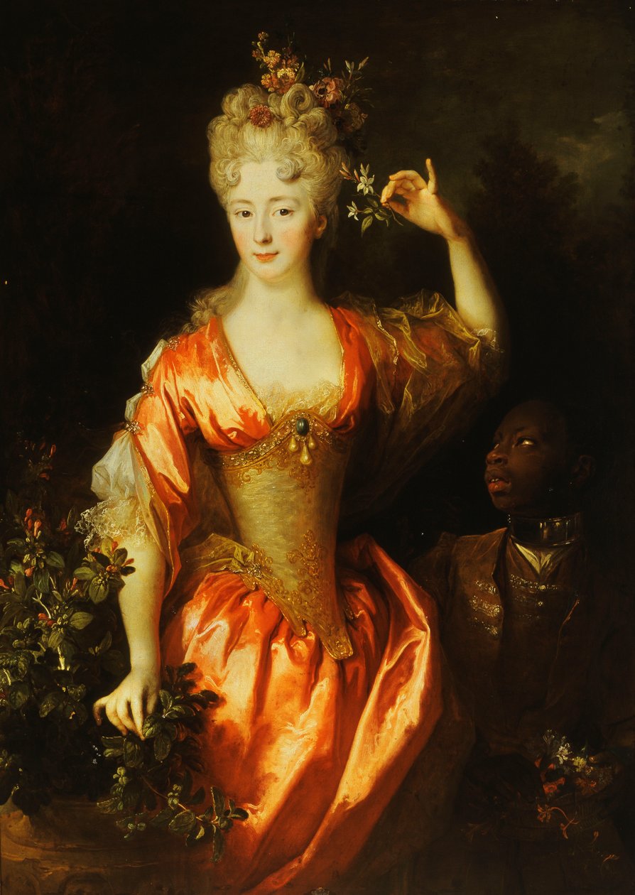 Retrato de Marie-Marguerite-Elizabeth d "Algas de Nicolas de Largillière