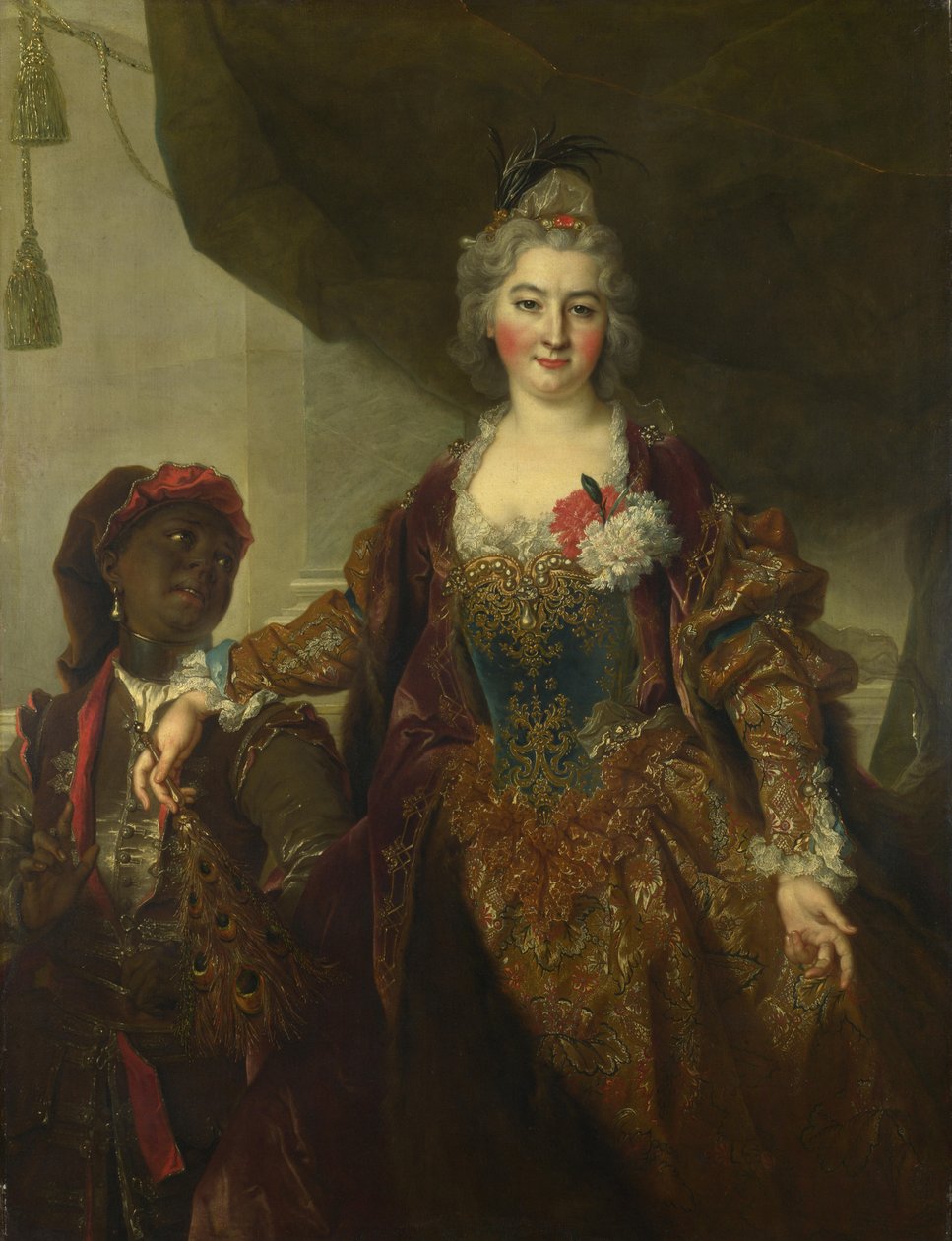 Retrato da princesa Rákóczi 1649-1722, ca 1720 de Nicolas de Largillière