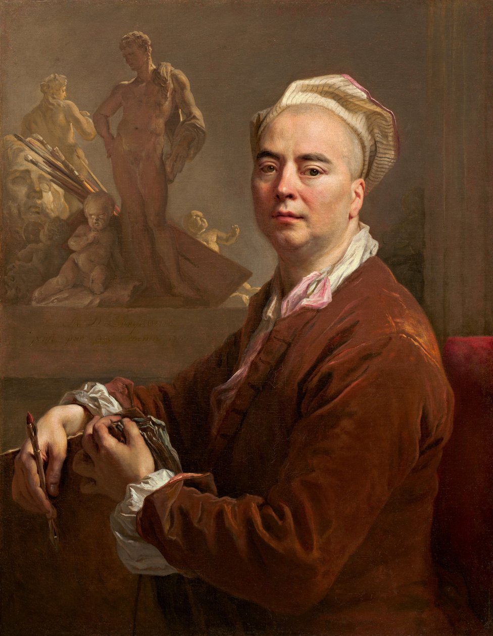 Autorretrato, 1707. de Nicolas de Largillière