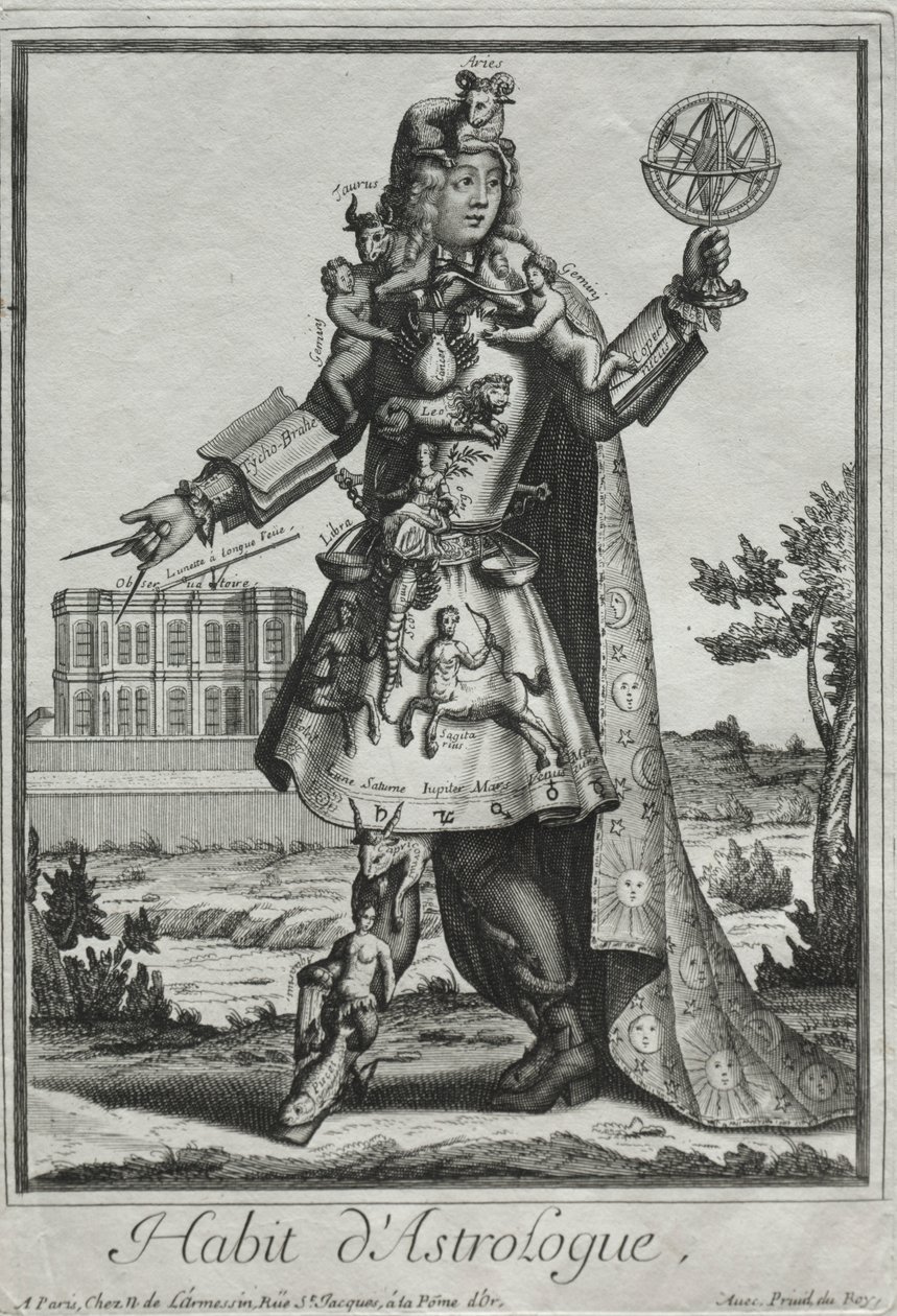 Trajes Fantásticos: Traje do Astrólogo de Nicolas de Larmessin II