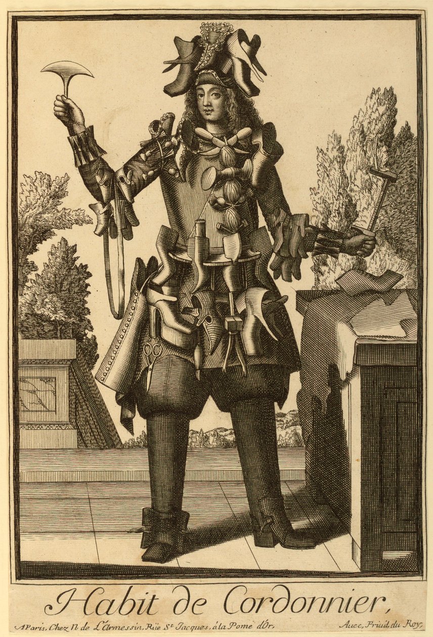 Traje de Sapateiro [O Sapateiro] de Nicolas de Larmessin II