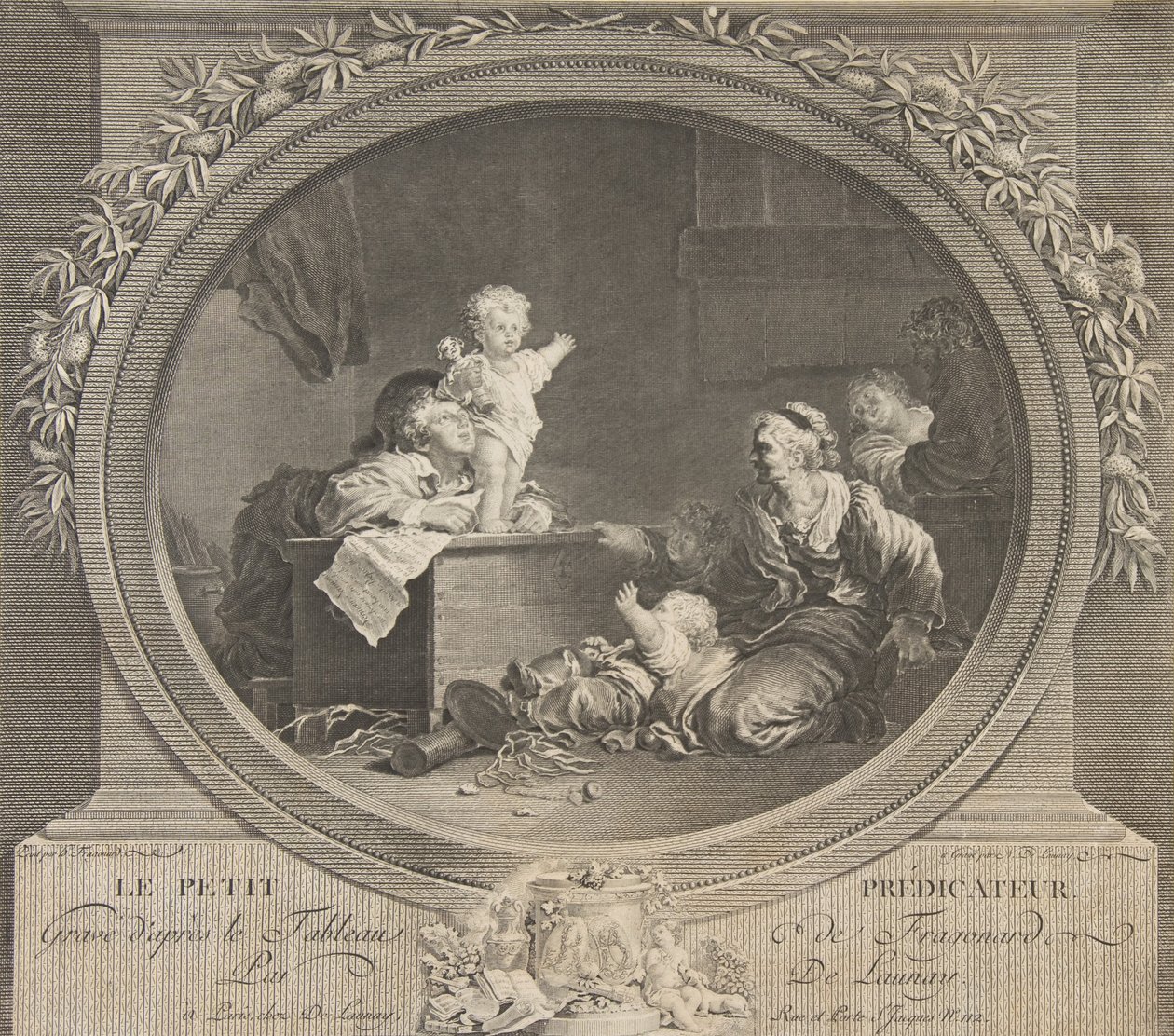 Le Petit Predicateur, século XVIII., século XVIII. de Nicolas de Launay