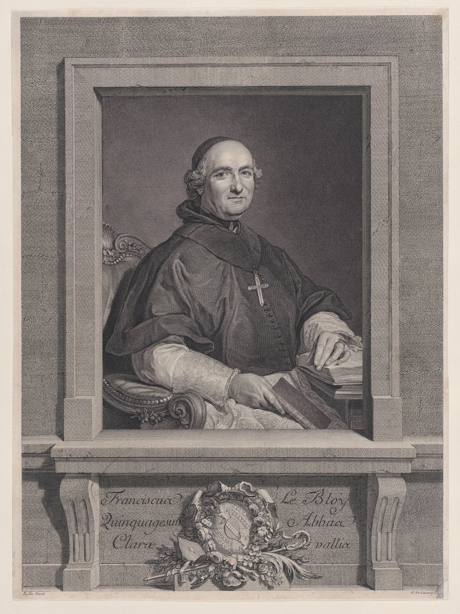 Retrato de François Le Bloy, 1760-92., 1760-92. de Nicolas de Launay