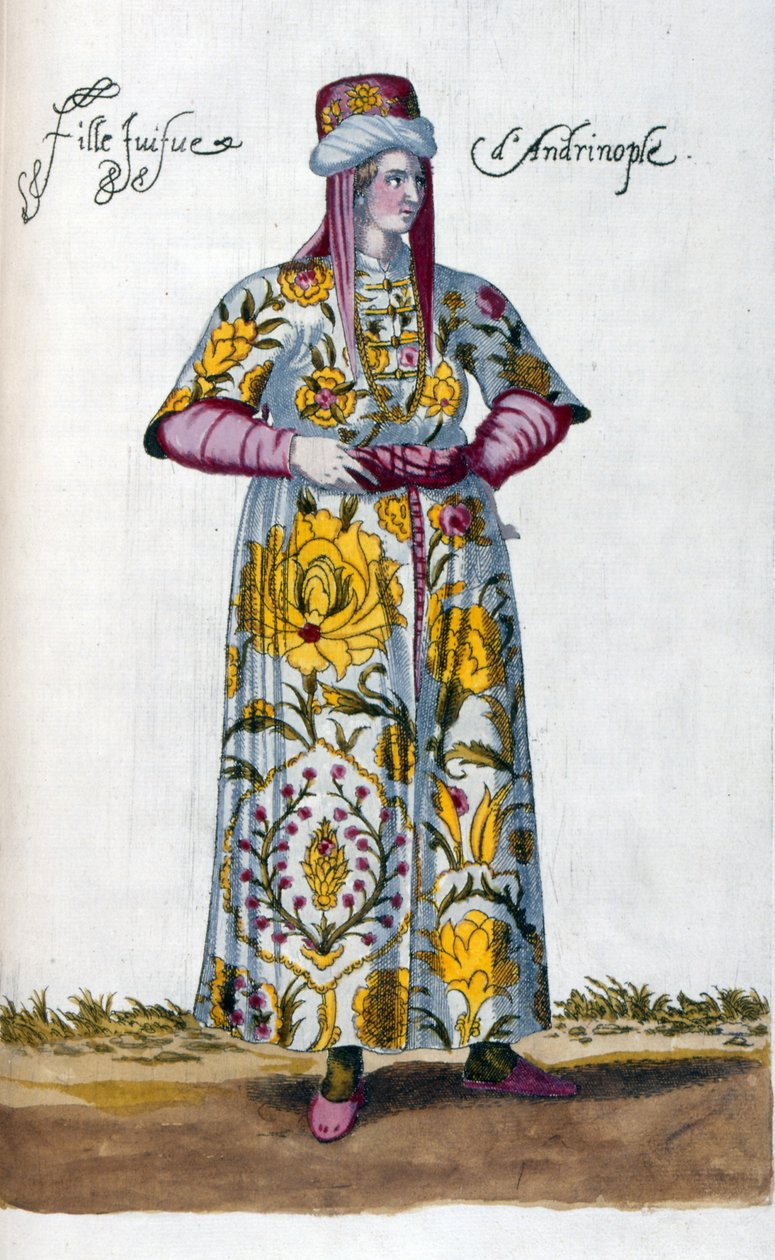 Mulher judia turca (ilustração) de Nicolas de Nicolay