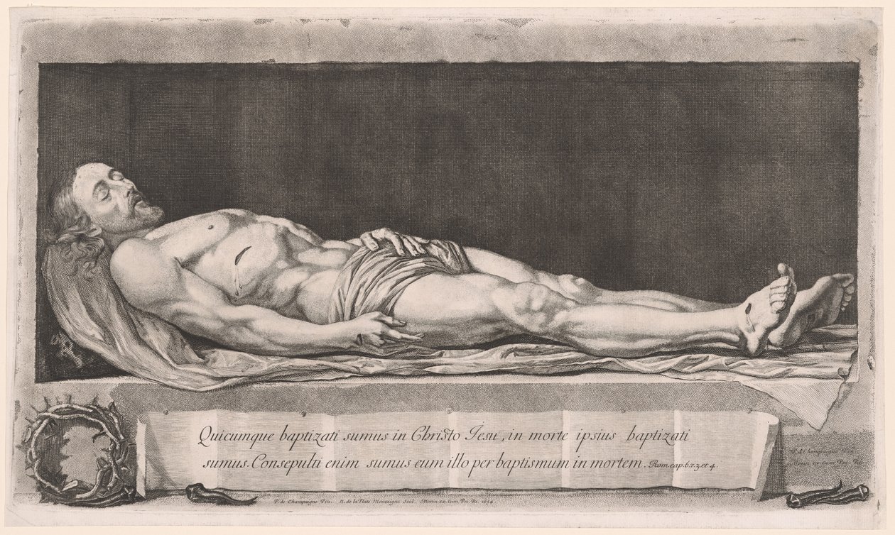 O Cristo Morto deitado no Sepulcro de Nicolas de Plattemontagne