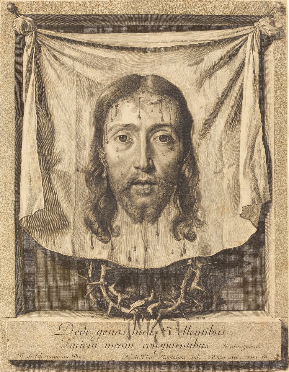 O Véu de Santa Verônica de Nicolas de Plattemontagne after Philippe
