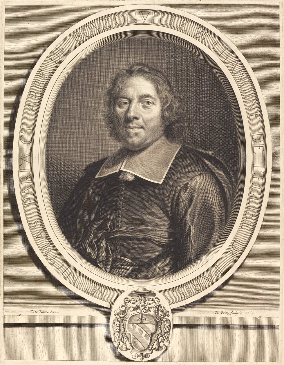 Nicholas perfeito de Nicolas de Poilly after Claude Lefebvre