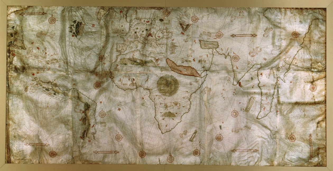 Planisfério de Nicolas de Caverio de Nicolay de Caveri